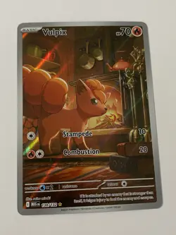 Vulpix 138/132 Pokemon Card Illustration Rare Mega Evolutions, Near Mint, TCG - Image 2