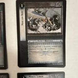 Decipher Lord of the Rings TCG 2004 Minion & Event 12 Card Lot (2 of each) - Image 4