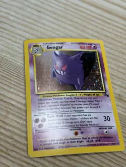 Pokemon TCG Gengar Fossil Holo Card 5/62 Unlimited Rare - Image 2