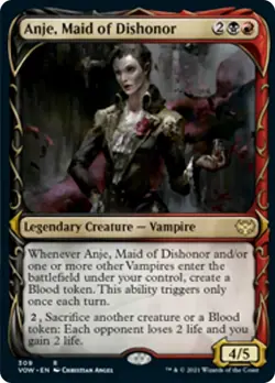 Anje, Maid of Dishonor (Showcase) Innistrad: Crimson Vow NM CARD ABUGames - Image 1