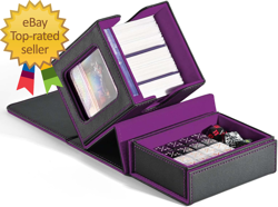 MTG Commander Deck Box with Display Window Deck Box Holds - Image 1