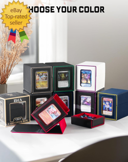 MTG Commander Deck Box with Display Window Deck Box Holds - Image 5
