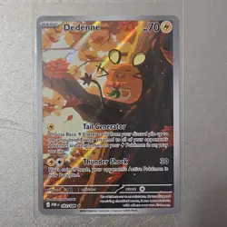 Pokemon Dedenne 093/088 Illustration Rare TCG Card - Image 1