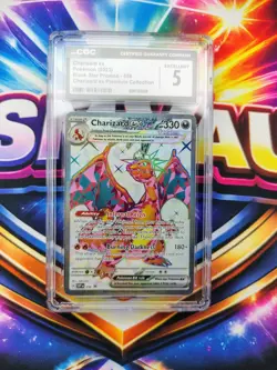 Charizard ex CGC 5 – Black Star Promo 056 – Premium Collection – Pokemon Card - Image 1