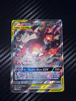 Reshiram & Charizard GX SM201 Sm Holo Pokemon TCG Card - Image 1