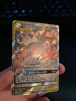 Reshiram & Charizard GX SM201 Sm Holo Pokemon TCG Card - Image 2