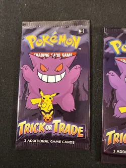 2 Pokemon Trick or Trade Booster Bundle 3 Card Mini Booster Pack 2022 Sealed - Image 5