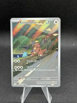 Pokemon TCG Kangaskhan Destined Rivals Illustration Rare Card 204/182 - Image 1