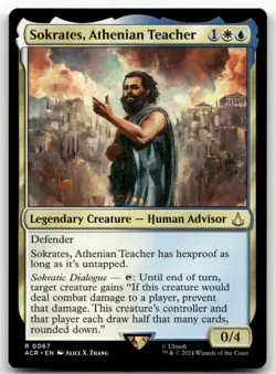 Sokrates, Athenian Teacher #67 (NM) Assassin's Creed ACR Magic MTG - Image 1