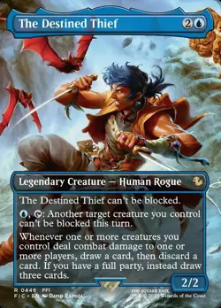 The Destined Thief (Borderless) FOIL - FINAL FANTASY MTG: Near Mint - Image 1