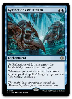 Reflections of Littjara #168 (NM) Lost Caverns of Ixalan LCC Magic MTG - Image 1