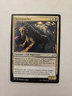Necropanther - Ikoria Lair of Behemoths - LP - Uncommon - Creature - Image 1