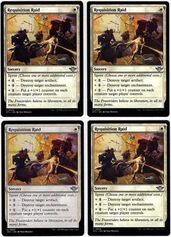 MTG Outlaws of Thunder Junction Requisition Raid x 4 (Uncommon) - Image 1