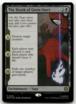 The Death of Gwen Stacy #54 (Foil) (NM) Spider-Man SPM Magic MTG - Image 1