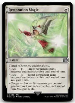 Restoration Magic #30 (NM) Final Fantasy FIN Magic MTG - Image 1