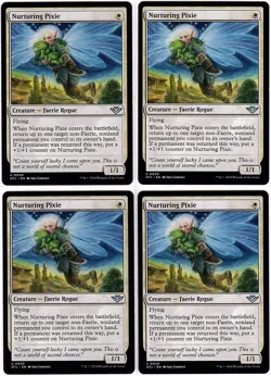 MTG Outlaws of Thunder Junction Nurturing Pixie x 4 (Uncommon) - Image 1