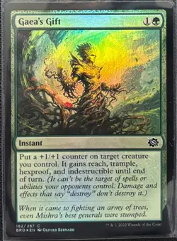 MTG The Brothers' War Gaea's Gift Foil (Common) - Image 1