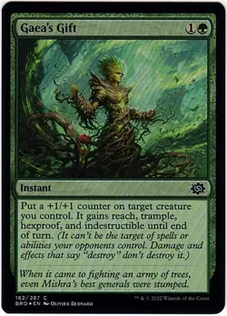 MTG The Brothers' War Gaea's Gift Foil (Common) - Image 2