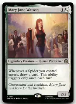 Mary Jane Watson #134 (NM) Spider-Man SPM Magic MTG - Image 1