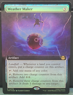 Weather Maker 279 EXTENDED ART FOIL TMNT Teenage Mutant Ninja Turtles MTG NM TCG - Image 1