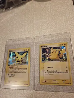 Pikachu 60/106 EX Emerald And Pichu 59/106 Reverse Holo Rare Pokemon TCG 151 - Image 2