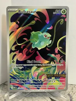 Bulbasaur 133/132 Full Art Mega Evolution Stamped Promo Pokemon - Image 1