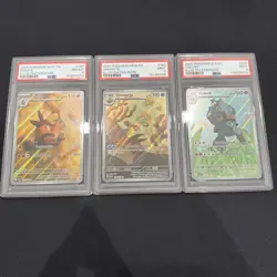Lot Of 3 PSA Graded Pokemon Cards - Image 1