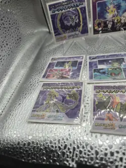 LOT Japanese Pokemon Ultra Sun Moon Lot Z-Move Sticker Cards Campaign Code Cards - Image 3