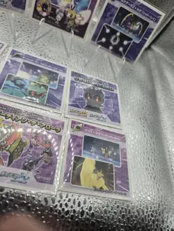LOT Japanese Pokemon Ultra Sun Moon Lot Z-Move Sticker Cards Campaign Code Cards - Image 5