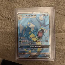 2017 POKEMON SUN & MOON CRIMSON INVASIONFULL ART/GYARADOS GX #101 - Image 2