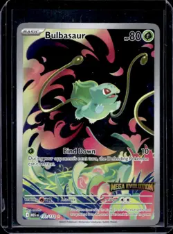 2025 Pokemon Mega Evolution Bulbasaur Promos Stamp #133/132 - Image 1