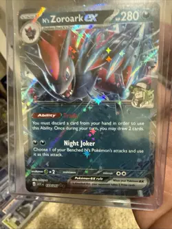 N's Zoroark ex 098/159 Double Rare Pokemon Journey Together - Image 1