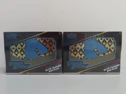 (2) Lot 2023 Pokemon Crown Zenith Pokemon Center Sealed Elite Trainer Box Plus - Image 1