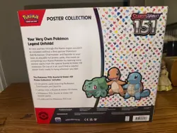 NEW SEALED Pokemon TCG Scarlet & Violet - 151 Poster Collection Box - 3 Packs 820650853166 - Image 3