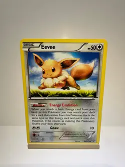Eevee 80/111 Common Furious Fists Pokemon Lightly Played - Image 1