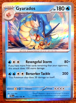 Pokemon TCG - Gyarados - 043/193 Holo Scarlet & Violet: Paldea Evolved - Image 1