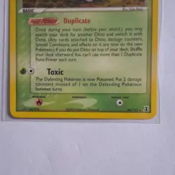 Pokemon Ditto 60HP EX Delta Species Uncommon Regular Card 36/113 Nintendo - Image 5