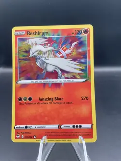 Reshiram Pokemon Shining Fates 017/072 Amazing Rare Holofoil Near Mint - Image 1