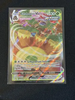 Pokemon Rillaboom VMAX 023/264 Swsh08 Fusion Strike Ultra Rare Full Art Holo - Image 1