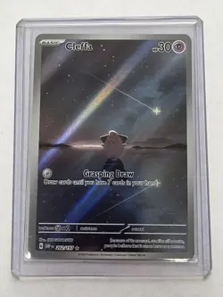 Pokemon TCG Cleffa Full Art Illustration Rare Holo Obsidian Flames 202/197 - Image 1