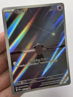 Pokemon TCG Cleffa Full Art Illustration Rare Holo Obsidian Flames 202/197 - Image 4
