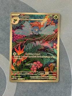 Pokemon Gloom 198/197 SV Obsidian Flames Illustration Rare NM Holo - Image 1