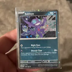 Pokemon Paldea Evolved 136/193 Sableye Cosmos Holo Exclusive - Image 1