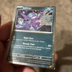 Pokemon Paldea Evolved 136/193 Sableye Cosmos Holo Exclusive - Image 3