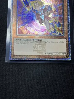 Yu-Gi-Oh Dark Magician GIRL-RA03-EN123-QUARTER Century Secret Rare 1st Edition - Image 4