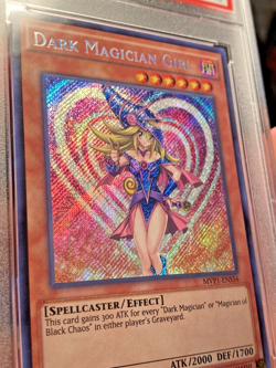 PSA 10 Dark Magician Girl 1st Ed. Secret Rare MVP1-ENS56 Dark Side of Dimensions - Image 2