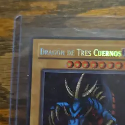 Konami Dragon de Tres Cuernos 1st Edition Holo LDD-S000 Yu-Gi-Oh! Spanish - Image 2