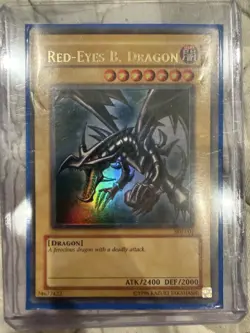 Yu-Gi-Oh! Red-Eyes B. Dragon SDJ-001 Starter Deck Joey Ultra Rare Holo TCG - Image 1