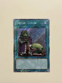 Upstart Goblin RA03-EN096 Platinum Secret Rare NM 1st Edition Yugioh - Image 1