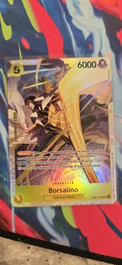 One Piece Card Game Adventure on KAMI's Island BORSALINO SR EB04-058 English CCG - Image 1